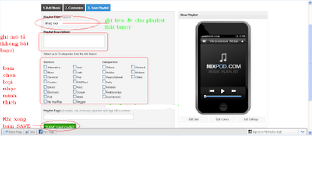 TẠO PLAYLIST NHẠC CHO BLOG