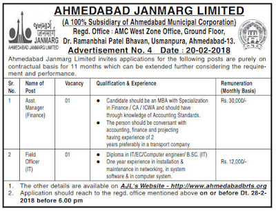 ahmedabad-janmarg-limited-recruitment