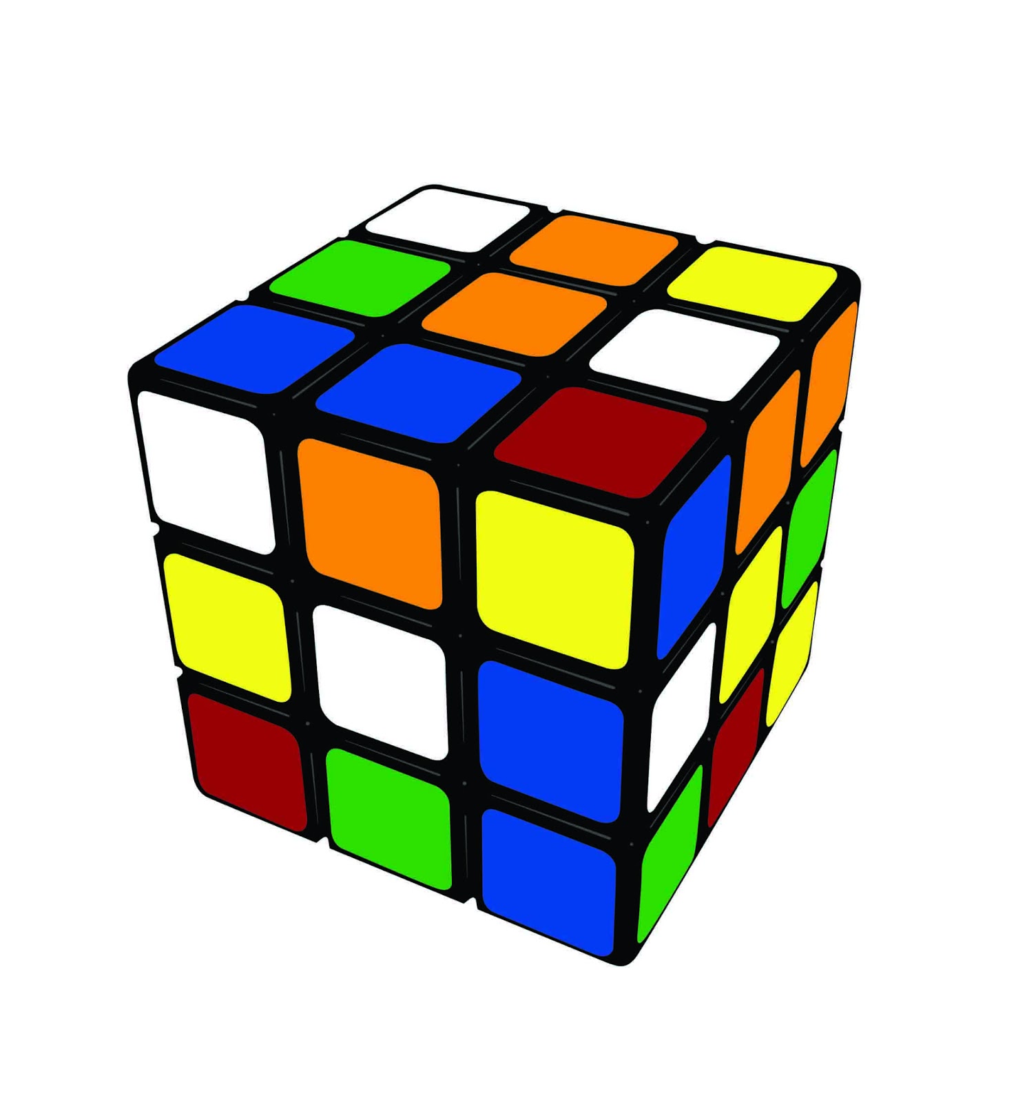 ... Vector Rubik's Cube - .ai / .png Format - Vector | Icon | Wallpaper