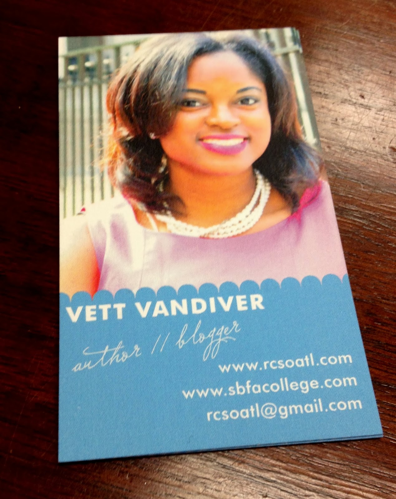 Real College Student of Atlanta: Custom business cards ...
