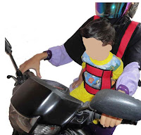 Sabuk pengaman boncengan motor untuk anak