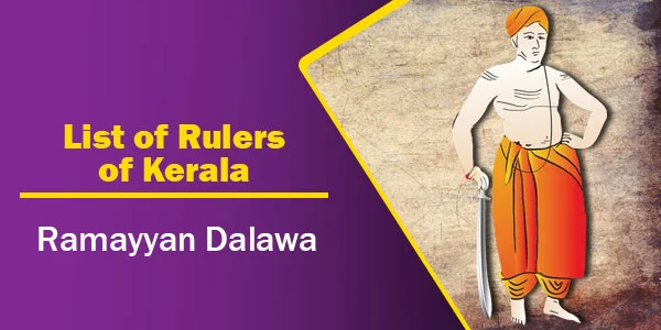 Rulers of Kerala | Ramayyan Dalawa