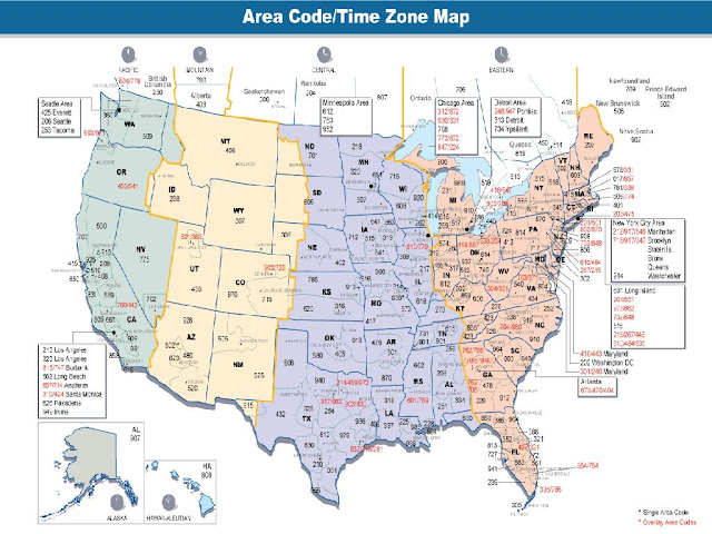 Map Of United States Time Zones Printable 