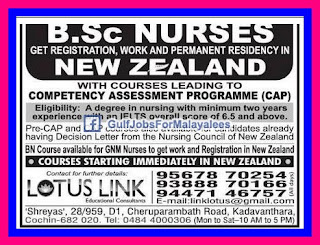 BSC Nurses For New Zealand