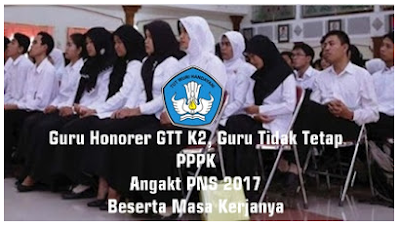 Guru dan Pegawai Tidak Tetap, Serta Guru Honorer Bakal Jadi PNS Dengan Masa Kerjanya Terbaru