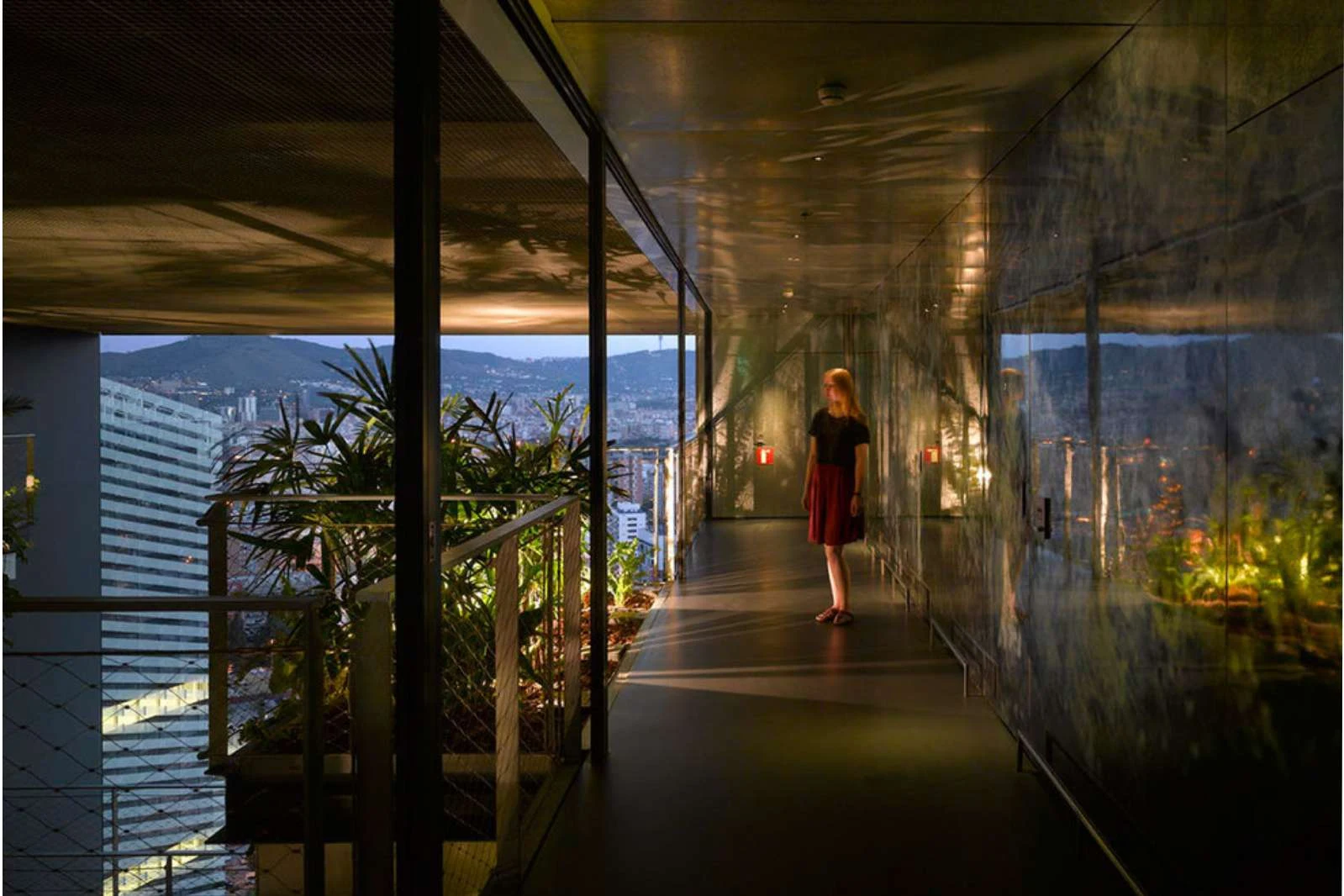 Vertical garden of Renaissance Barcelona Fira Hotel by