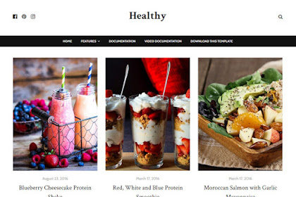 Healthy Food Blogger Template