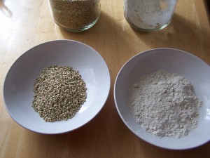 buckwheat and flour