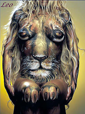 Body Painting: Lion