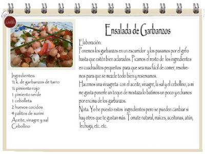 Ensalada de Garbanzos