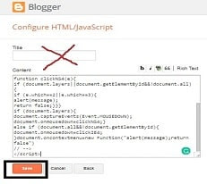 how to disable right click on blog image