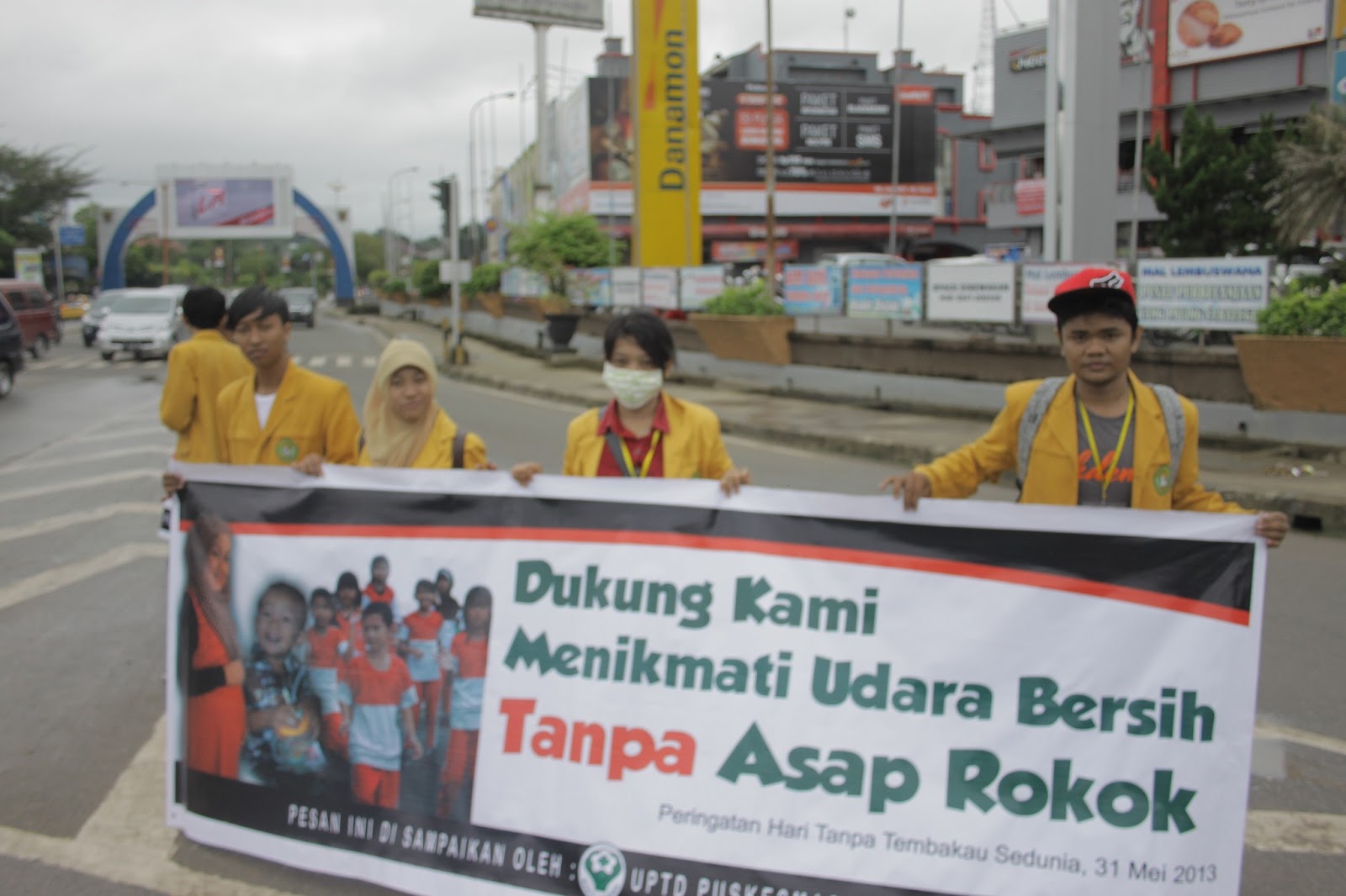 Memperingati Hari Anti Tembakau sedunia .Disamarinda 