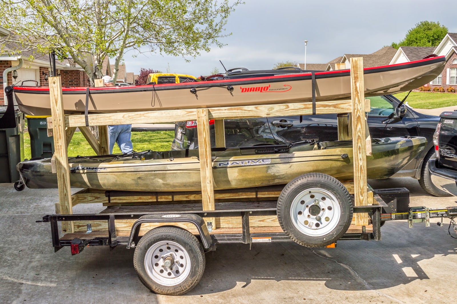 Northwest Arkansas Fly Fishing Journal: Kayak Trailer