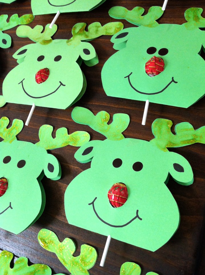 Giggleberry Creations!: Lollipop Reindeer Christmas Cards!