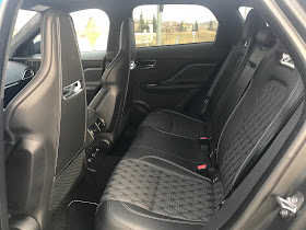 Rear seats in 2019 Jaguar F-Pace SVR