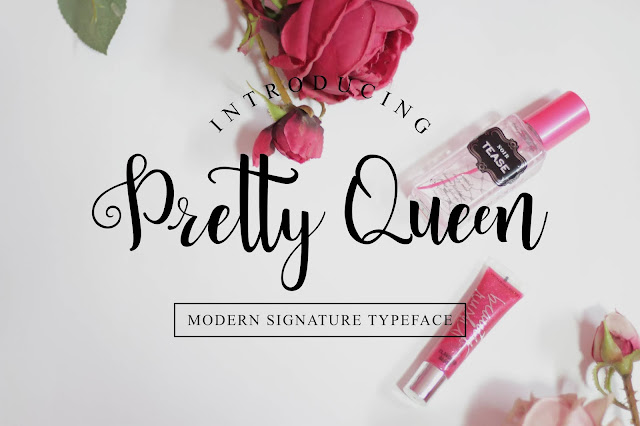 Download fonts free Pretty Queen Font Script