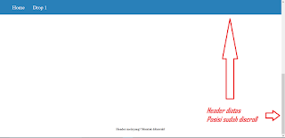 Tutorial CSS - Cara Membuat Header Fixed ( Melayang )