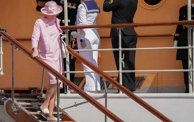 Crown Prince Frederik, Crown Princess Mary, Prince Christian, Princess Isabella, Prince Vincent and Princess Josephine