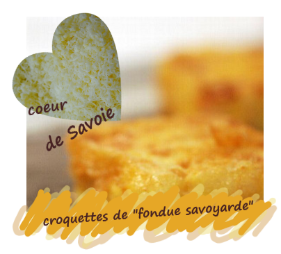 carrés savoyards frits au fromage, végétarien, plat principal