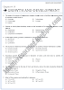 Biology Mcqs XII - Growth and Development - Mcqs