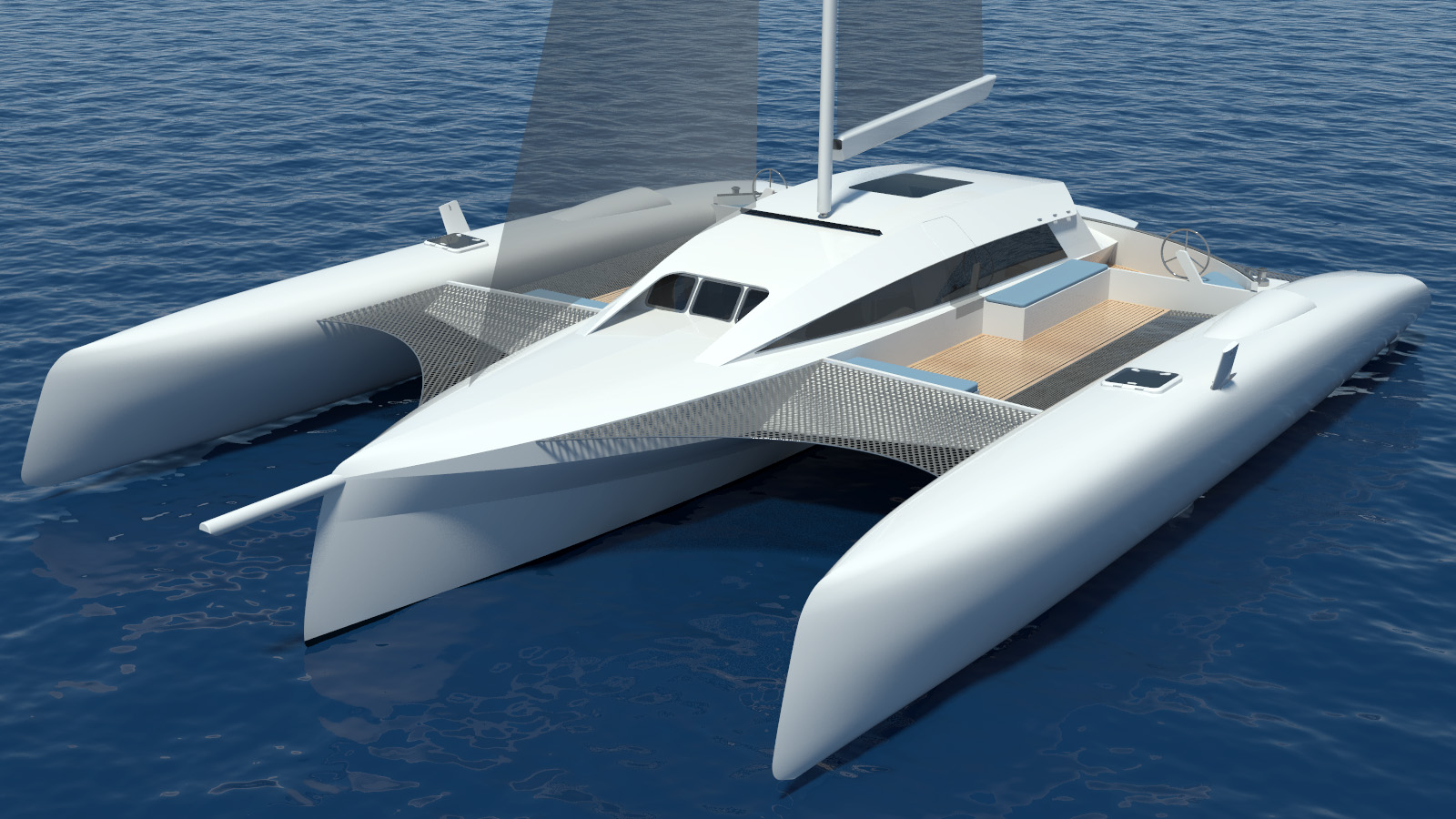 New 15mts Tri by Schionning Designs | Catamaran Racing ...