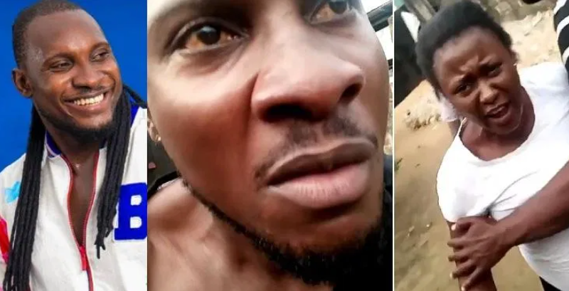 BBNaija’s Angel laments as police woman who’s allegedly responsible for his mom’s demise, comes for him (Video)