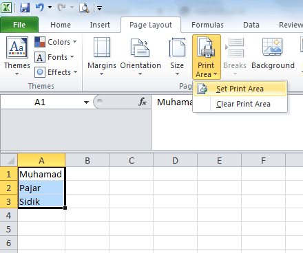 Cara Print Excel Agar Full Kertas A4