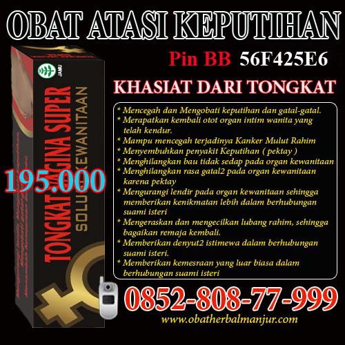 obat herbal keputihan bau