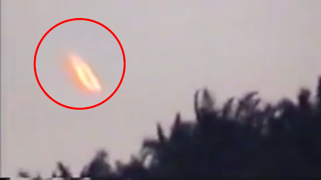 I'm assuming that this fire UFO is over China.