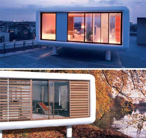 Prefab home architecture LoftCube Four