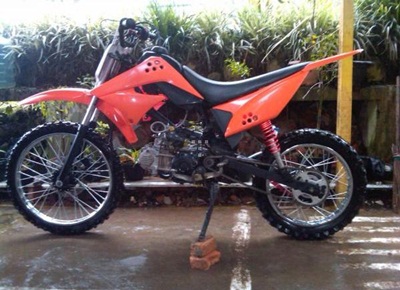 Modifikasi motor trail terbaru jadul  klx mini ktm bebek supra