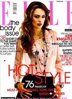 Keira Knightley in Elle Magazine