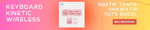 Keyboard kinetic lucu shopee