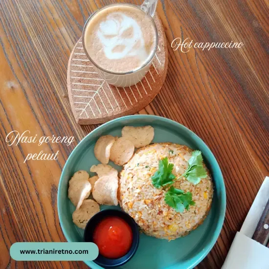 Hot cappuccino