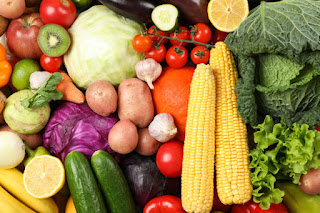 Textura frutas y verduras