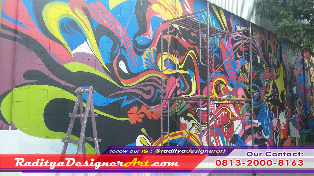 Jasa Lukis Dinding Graffiti Per Meter Surabaya