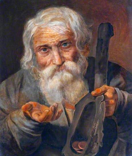  Portrait of an Old Beggar