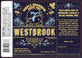 Westbrook Brewing - 7th Anniversary Maple Bourbon Barrel-Aged Imperial Stout