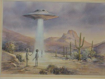 ufos and aliens. I#39;ll buy, but not UFOs.quot;