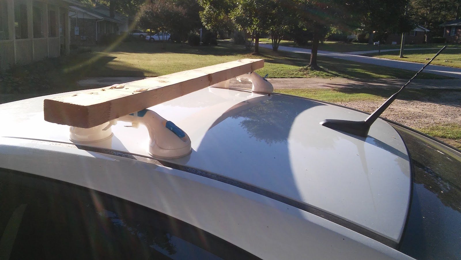 Paddling and Sailing: DIY Cheap Roof Racks