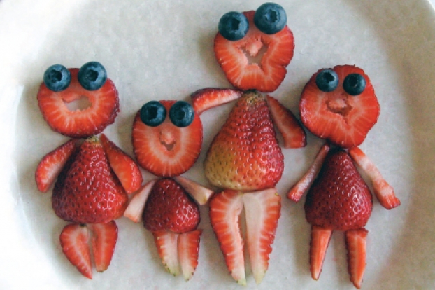 strawberry art decoration