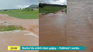 Bozkır’da etkili olan El Nino yağışları, Yolören köyünü vurdu.