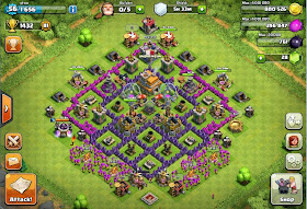 kerajaan clash of clans town hall TH7