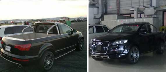 Audi Q7 Pickup Concept Car The difference comes thanks to the use of the