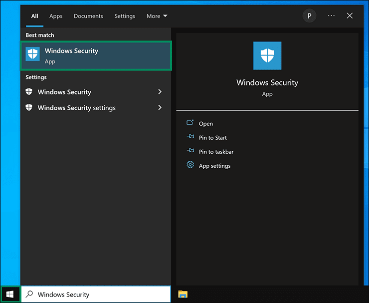 4-Search-Windows-Security-in-Windows-10
