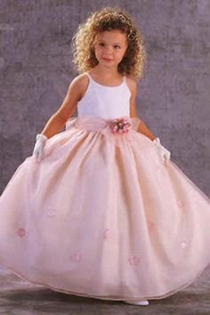 pink gown for kids