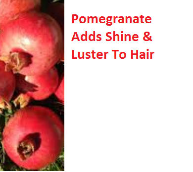 Health Benefits of Pomegranate Fruit (anar fruit) juice - Pomegranate Adds Shine & Luster To Hair