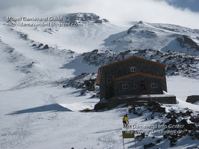 Mt Damavand south route Camp3 New Hut