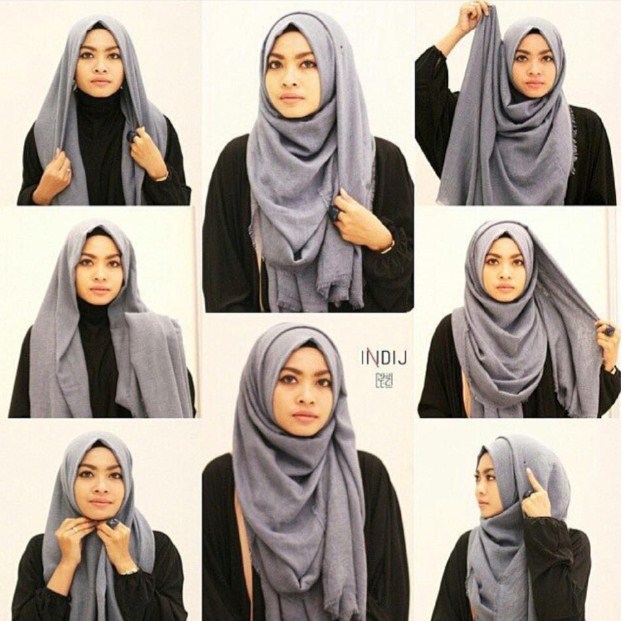 Cara Memakai Hijab Modern Style 2016