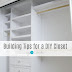 Building Tips for a DIY Closet
